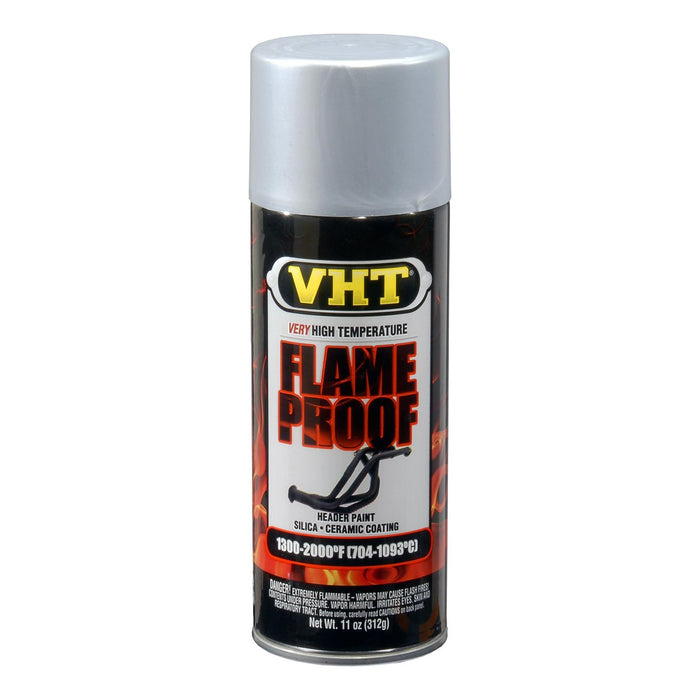 VHT® FlameProof™ SP117 Very High Temperature Spray Paint, 11 oz Aerosol Can, Flat Aluminum