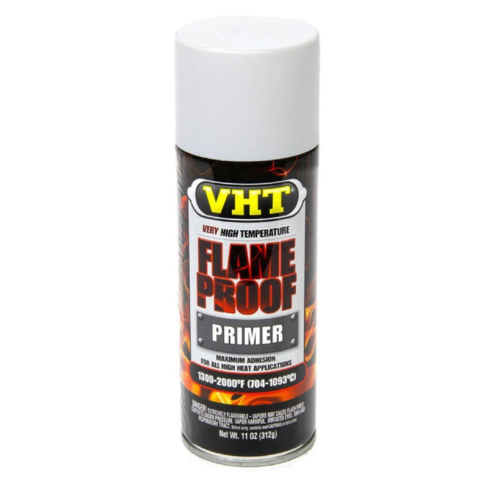 VHT® FlameProof™ SP118 Very High Temperature Spray Paint, 11 oz Aerosol Can, Flat White Primer