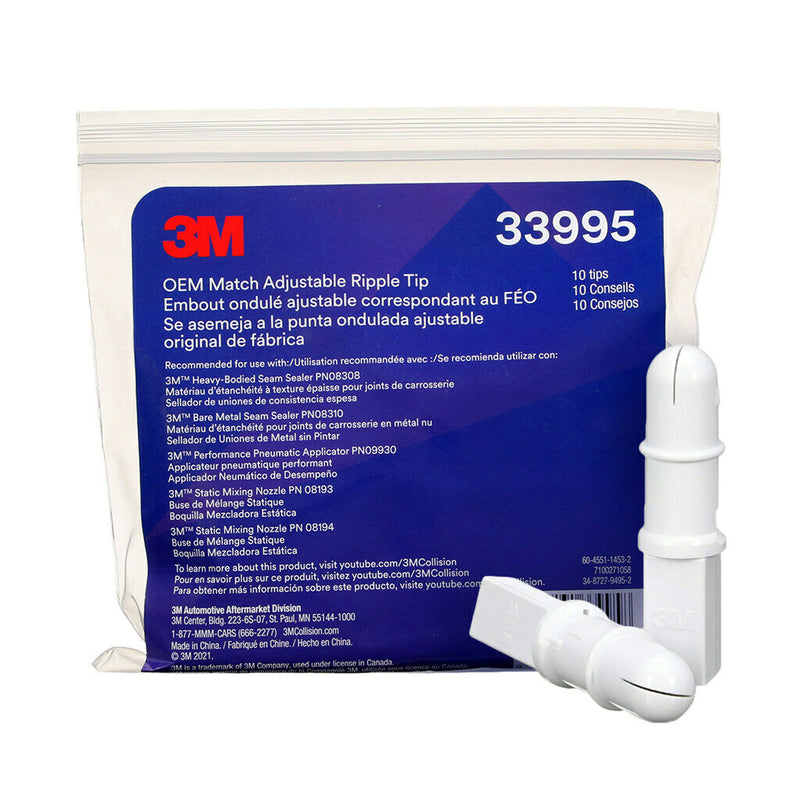 3M Products 33995 Adjustable Ripple Tip, For Use With 3M Static Mixing Nozzle — White