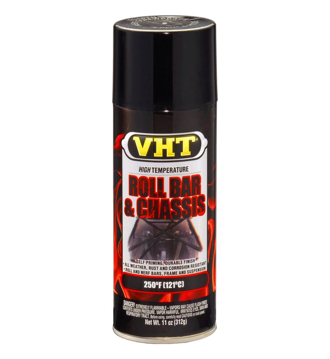 VHT® SP670 High Temperature Spray Paint, 11 oz Aerosol Can, Gloss Black, 30 min Touch, 1 hr Handle Curing