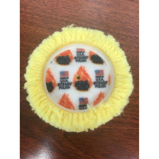 High Teck Products (2) 3" WOOL POLISHING PAD