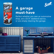 Kimberly-Clark Scott 75130 Shop Towel, 11 in L, 9.4 in W, Paper, Blue, 1-Ply — view 10