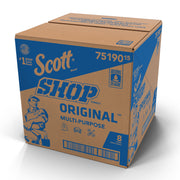 Kimberly-Clark Scott 75190 Multi-Purpose Shop Towel, 9 x 12 in, 200, Blue, Multi-Purpose, 1 Plys — view 3