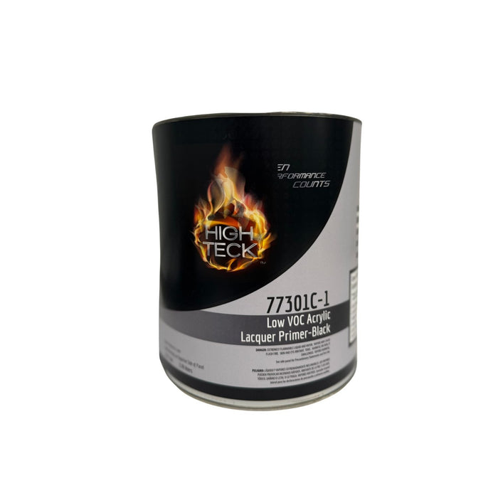 High Teck Products High Teck 77301C-1 Low VOC High Solids Acrylic Lacquer Primer-Black-GL