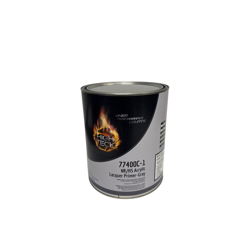 High Teck 77400C-1 High Solids Acrylic Lacquer Primer, 1 gal, Gray, 2.1 lb/gal VO