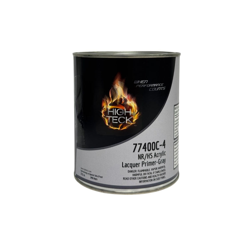 High Teck 77400C-4 High Solids Acrylic Lacquer Primer, 1 qt, Gray, 2.1 lb/gal VOC