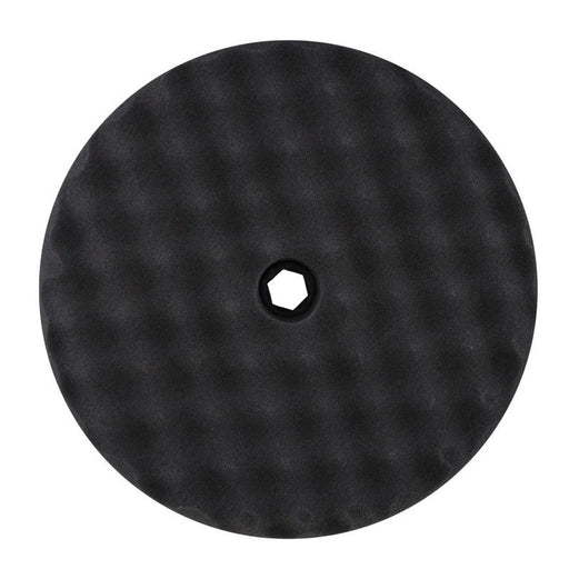 Buff and Shine and SHINE 820SP Double Sided Snap Pad, 8 in Dia, Foam Pad, Black