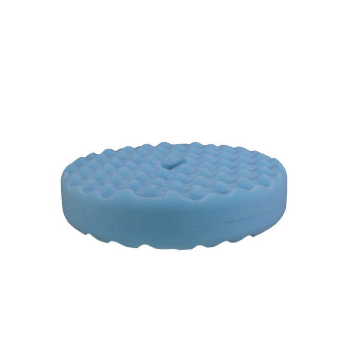 Buff and Shine and SHINE 852SP Double Sided Snap Pad, 8 in Dia, Foam Pad, Blue — view 3