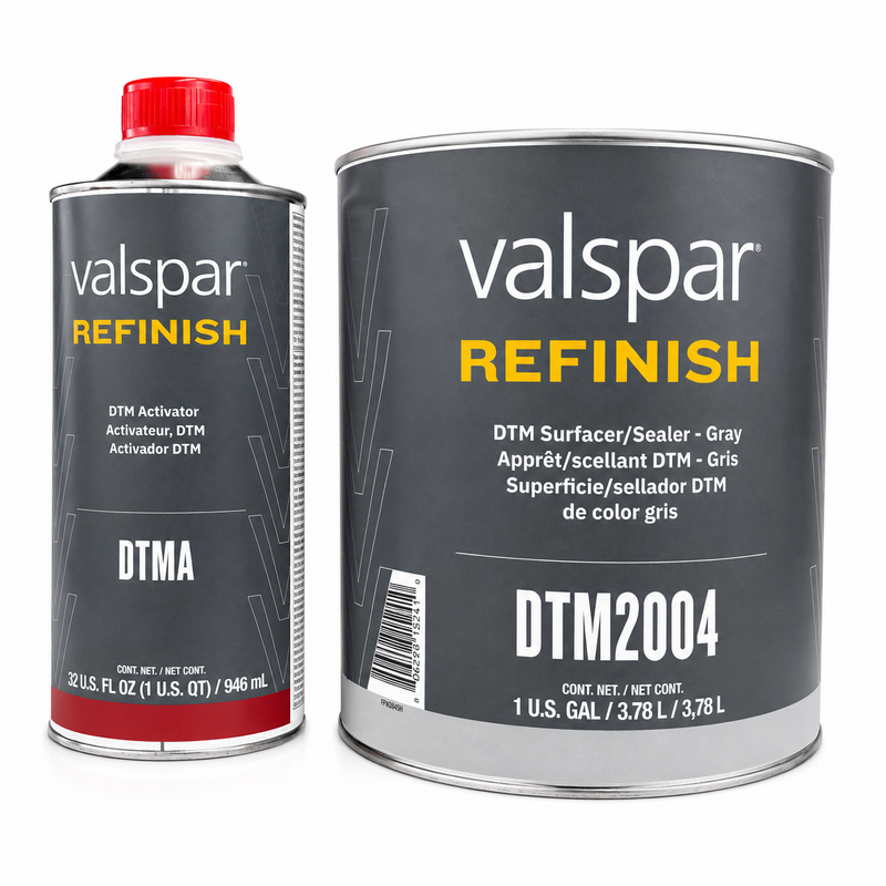 Valspar DTM Direct to Metal 2K Primer Kit with Activator