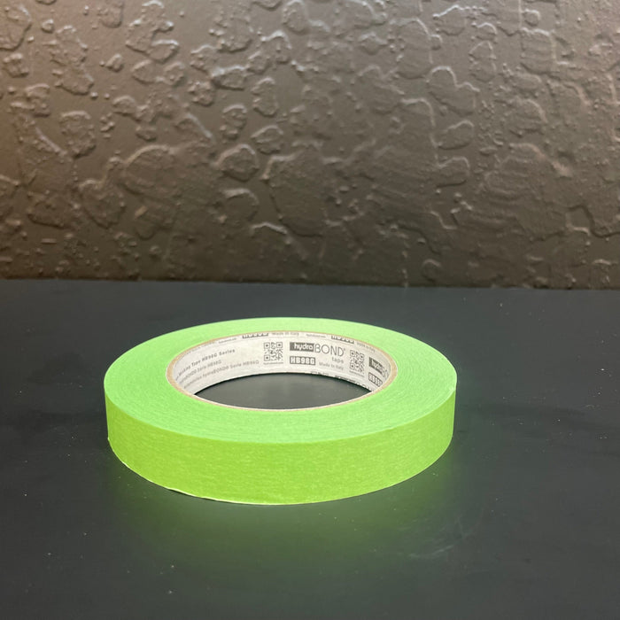 HB9818 Green Masking Tape Automotive Waterproof 3/4", 12 rolls EA — view 2