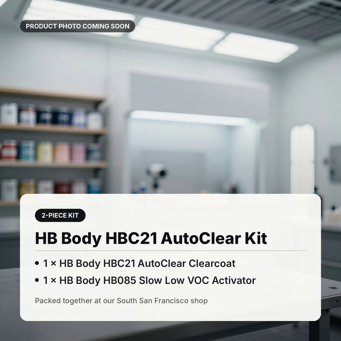 HB Body HBC21 AutoClear Kit with HB085 slow activator: product photo coming soon