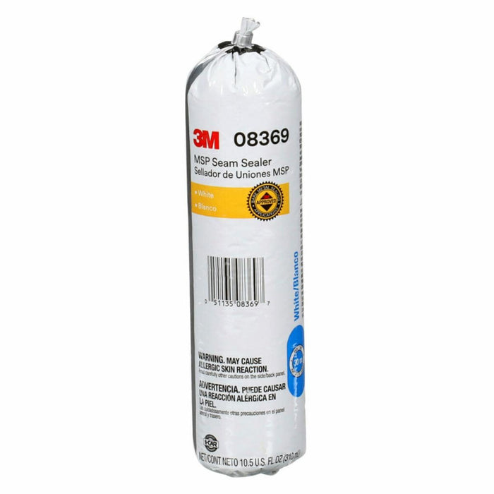 3M™ 08369 Seam Sealer, 310 mL Flex-Pack, Paste, White, 1.68, 5 to 10 min Application, 24 hr Curing