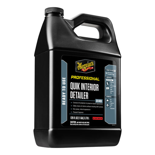 Meguiar's Quik Interior Detailer D14901 Cleaner, 1 gal Can, Clear, Liquid