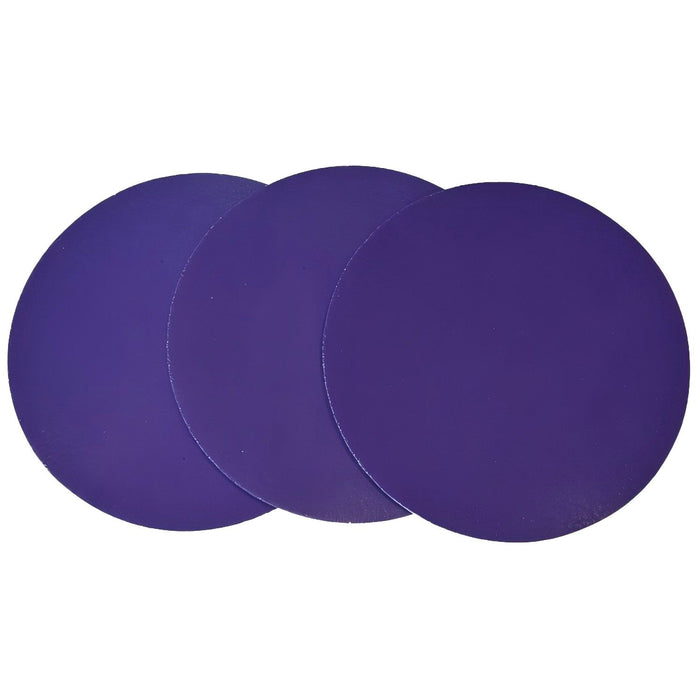 High Teck 3" NO-HOLE GRIP PURPLE CERAMIC FILM DISCS (50 pcs per box)
