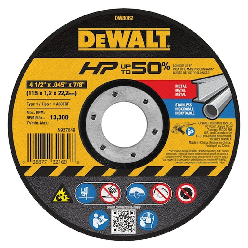 CUT OFF WHEEL;25/PK
