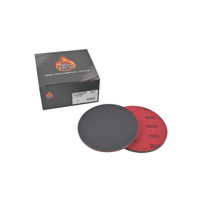 High Teck Products (10) Fda 6" 3000G Foam Sanding Disc