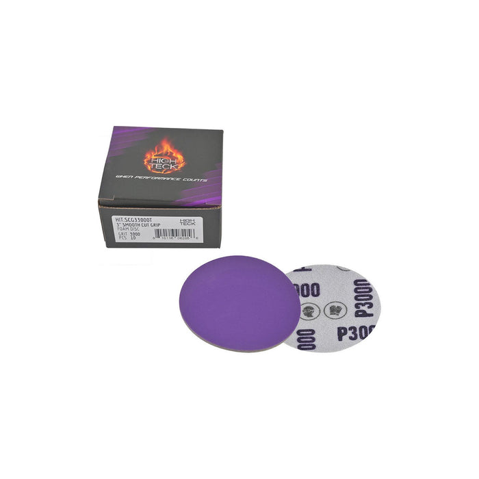 High Teck Products (10) Scg 3" 3000G Smooth Cut Foam Sanding Disc — view 2