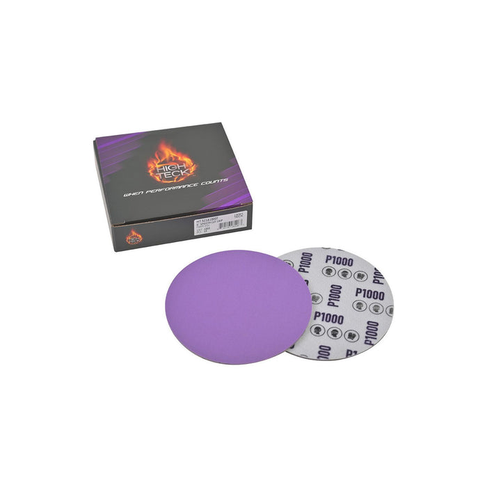 High Teck Products (10) Scg 6" 1000G Smooth Cut Foam Sanding Disc
