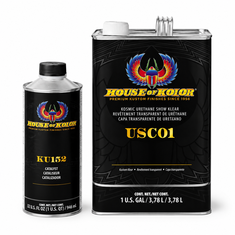 House of Kolor USC01.G17 Kosmic Urethane Show Klear 1 gal kit,w activator, 3:1:1 Mixing