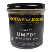 House of Kolor OF KOLOR UMF01-B01 UMF Series Dry Flake, 3 oz Can, Ultra Gold, 1/500th Square