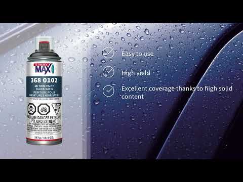 SprayMax, Peter Kwasny, Inc Trim Paint Satin Black — 10.5 — view 2
