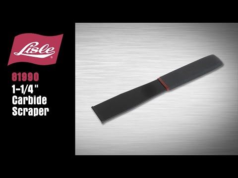 LISLE SPECIALTY TOOLS 1 1/4" CARBIDE SCRAPER, 8" — view 2