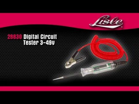 LISLE SPECIALTY TOOLS CIRCUIT TESTER 3V TO 49V — view 2