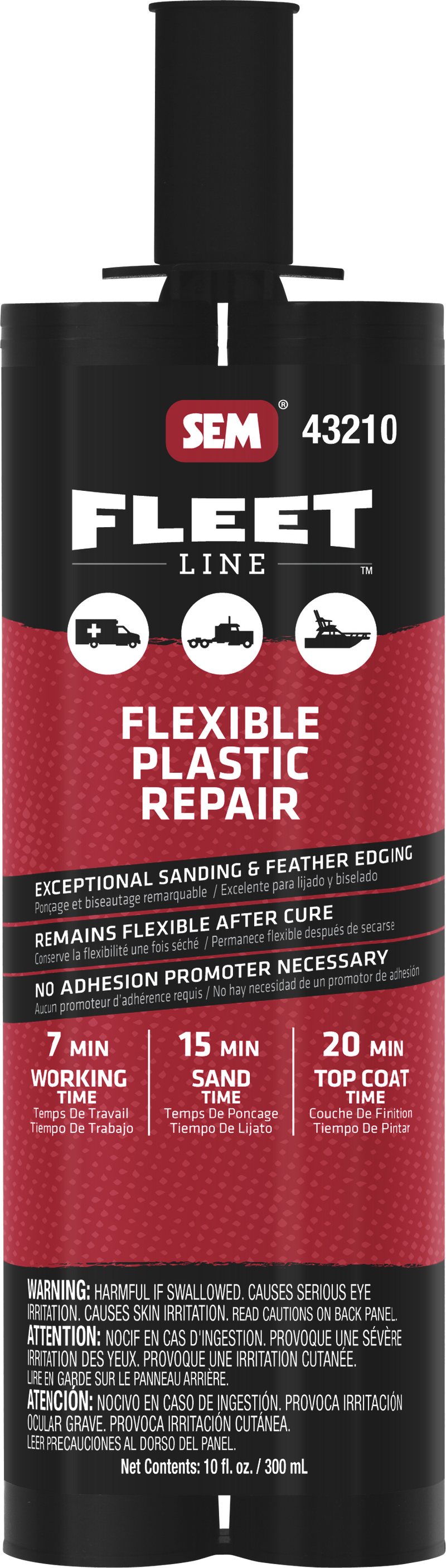 Flexible Plastic Rep — 7, Gray