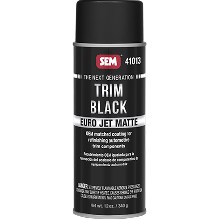 SEM Trim Black Euro Jet Matte — 20