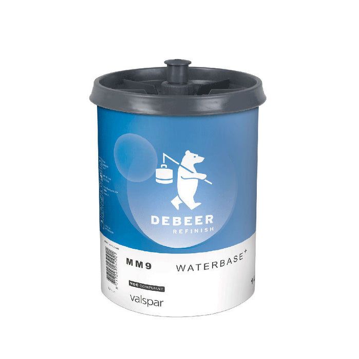 DeBeer Refinish 9900-L01 WaterBase 900+ Series Ready Mixing Color, 1 L Can, White