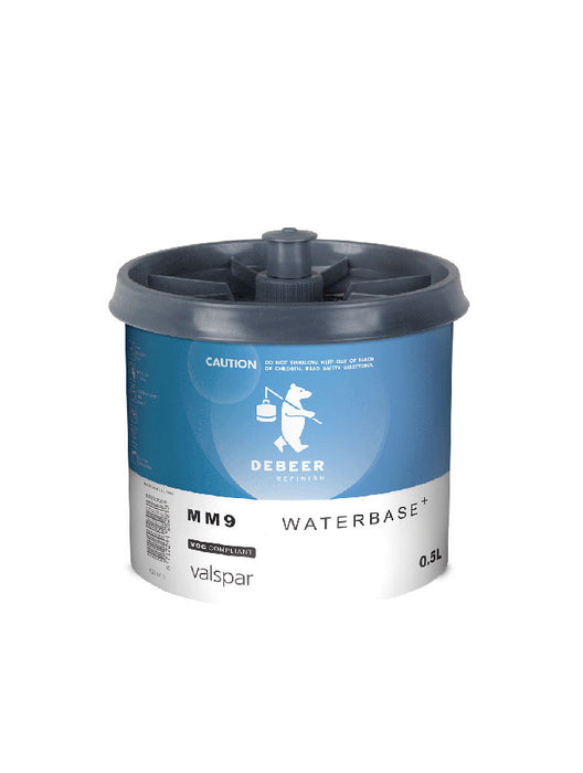 DeBeer Refinish 9971-HL1 WaterBase 900+ Series Ready Mixing Color, 0.5 L Can, Xirallic White