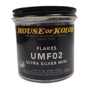 House of Kolor OF KOLOR UMF02-B01 UMF Series Dry Flake, 3 oz Can, Ultra Silver, 1/500th Square