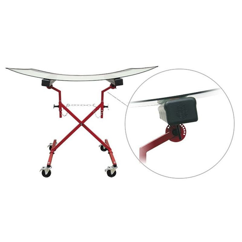 I-XS X-Stand Mobile Scissor Stand, 30 in W x 28 in D, 125 lb Load
