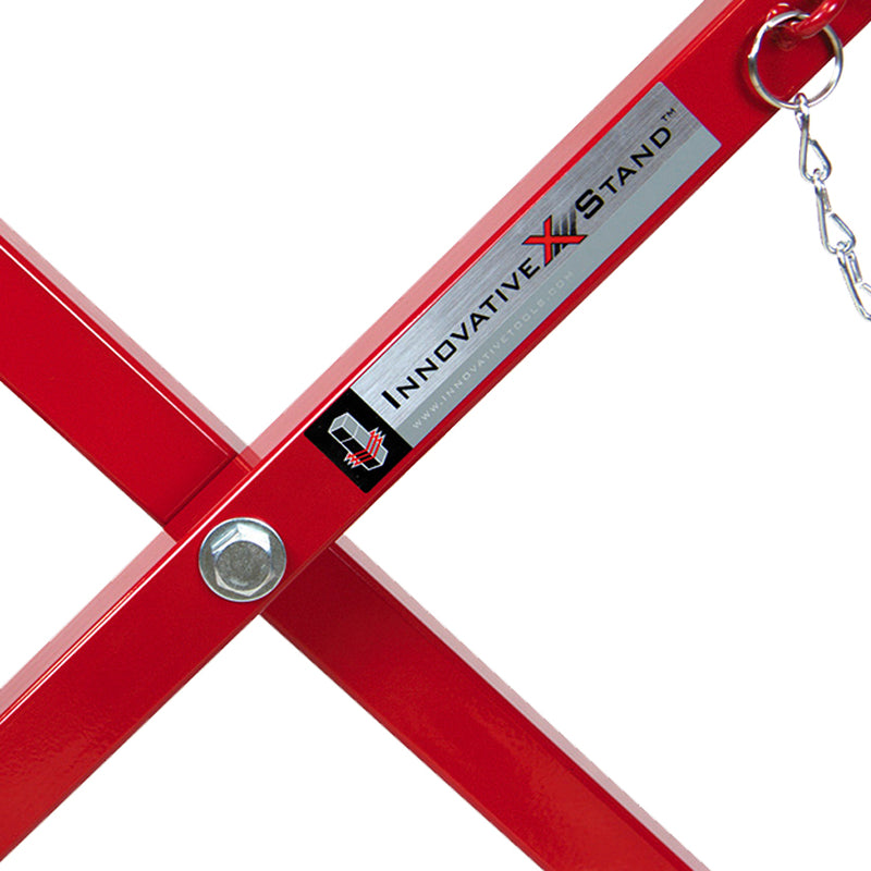 Innovative Tools X-Stand I-XS Mobile Scissor Stand, 30 in W x 28 in D x 37 in H, 125 lb Load — view 7
