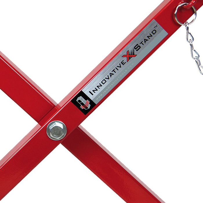 Innovative Tools X-Stand I-XS Mobile Scissor Stand, 30 in W x 28 in D x 37 in H, 125 lb Load — view 4