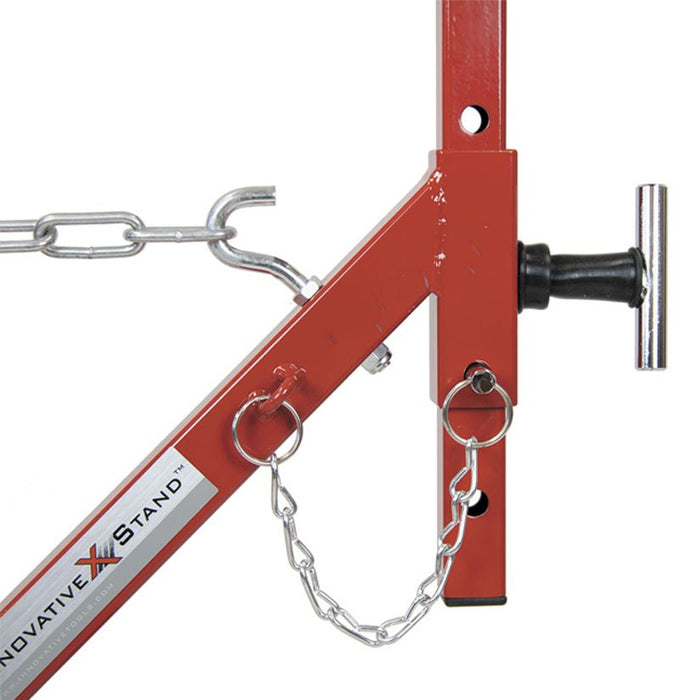 Innovative Tools X-Stand I-XS Mobile Scissor Stand, 30 in W x 28 in D x 37 in H, 125 lb Load — view 6