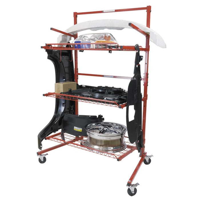 Innovative Tools SSPC-B Parts Cart B Mobile Storage Rack, 41 to 51 in L x 31 in W x 73 in H, Powder- — view 6