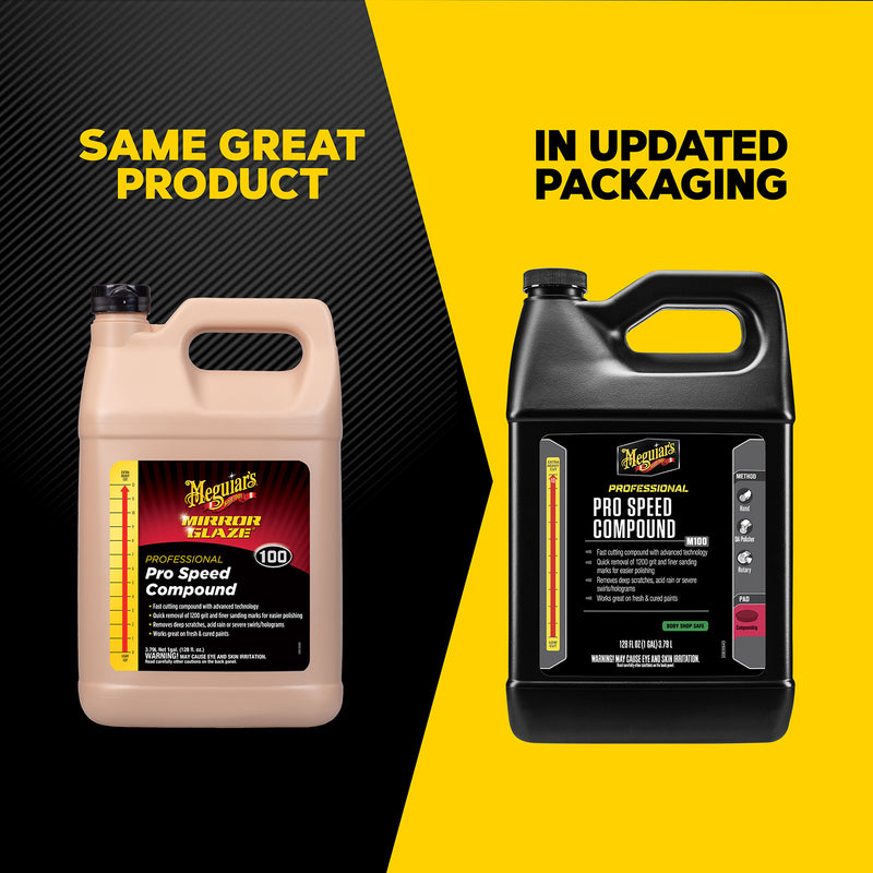 Meguiar's Mirror Glaze M10001 Pro Speed Compound, 1 gal, Clear, Liquid, Compound — view 3