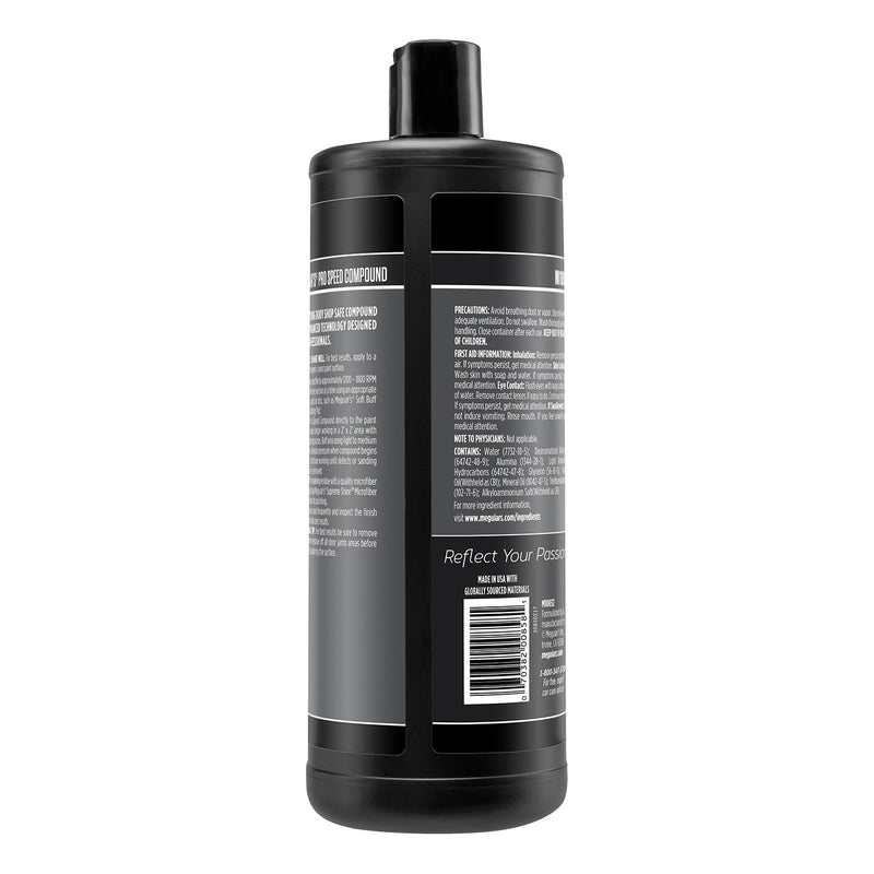 Meguiar's Mirror Glaze M10032 Pro Speed Compound, 32 oz, Clear, Liquid, Compound — view 4