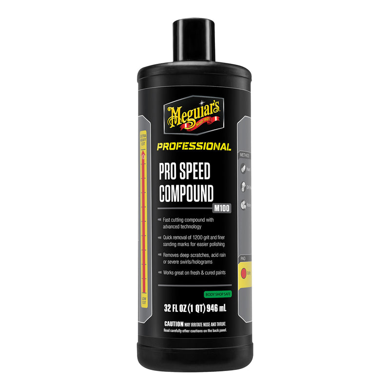 Meguiar's Mirror Glaze M10032 Pro Speed Compound, 32 oz, Clear, Liquid, Compound — view 7