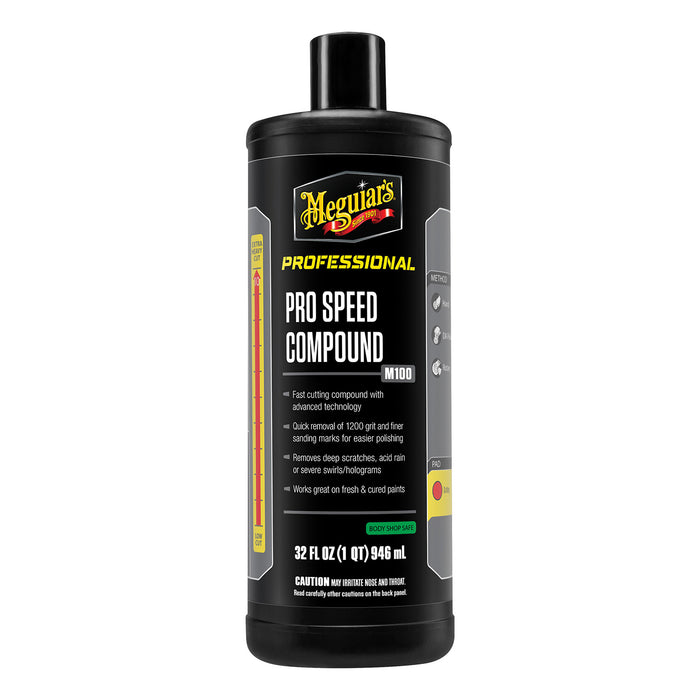 Meguiar's Mirror Glaze Pro Speed Compound 32 oz Clear Liquid — view 5