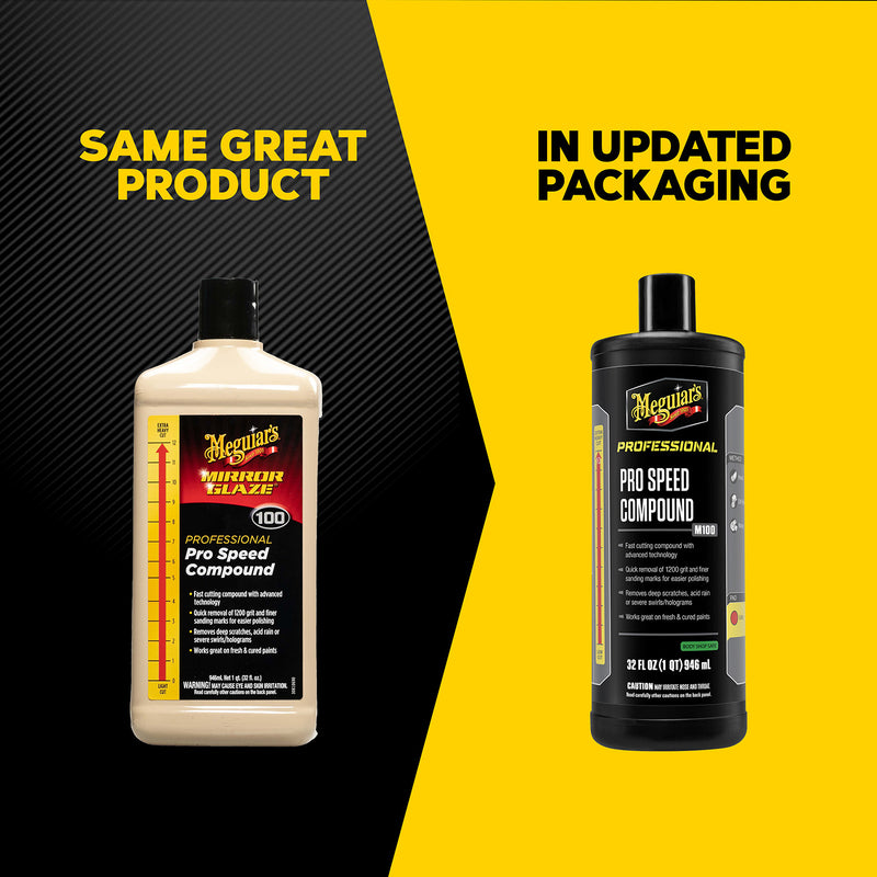 Meguiar's Mirror Glaze M10032 Pro Speed Compound, 32 oz, Clear, Liquid, Compound — view 3