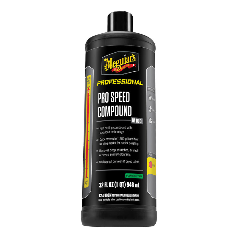 Mirror Glaze Pro Speed Compound 32 oz Clear Liquid