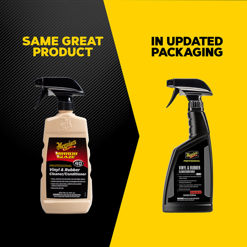 Meguiar's Mirror Glaze M4016 Professional Cleaner and Conditioner, 16 oz Bottle, Milky White, Liquid — view 3