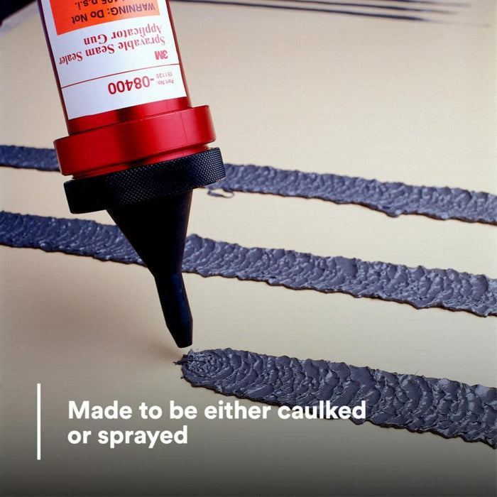 3M™ 08374 Sprayable Seam Sealer, 10.5 fl-oz Cartridge, Paste, Gray, 1.4 to 1.6, 5 to 10 min Application