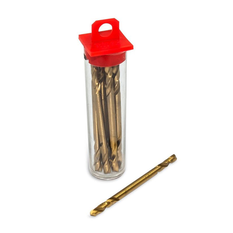 261-12 Stubby Drill Bit 1/8 in Dia Double Ended 2-1/4 in OAL, Titanium Finish
