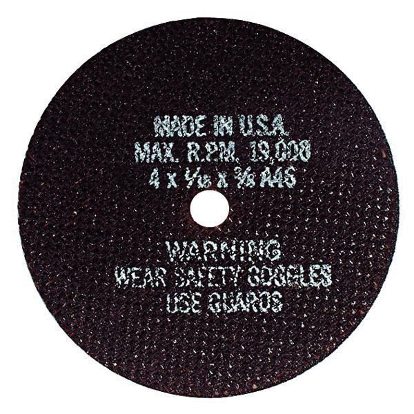 AES Industries Industrial Grade Cut-Off Wheel, Type 1 Wheel, 4 In Dia, 1/16 In Thick, 3/8 In Ar