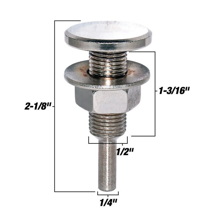 AES Industries Industries 1300 Arbor, 1/2 in Arbor, 1/4 in Shank, 2-1/8 in L