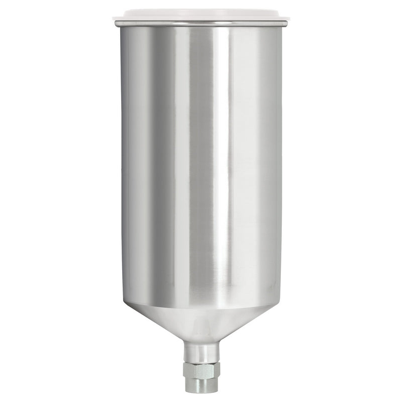 Industries 153 Spray Cup, 1 L, Aluminum, Polished, For All Standard Gravity Feed Spra