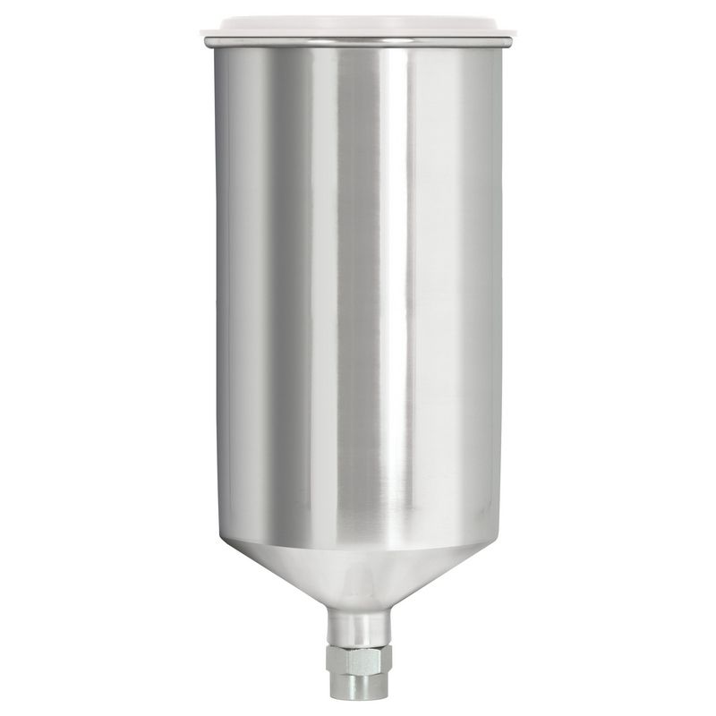 Industries 153 Spray Cup, 1 L, Aluminum, Polished, For All Standard Gravity Feed Spra